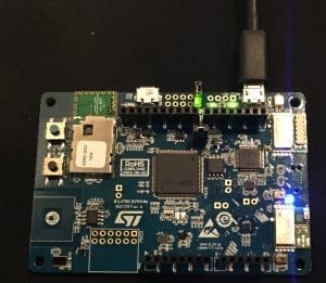 The STM32L475 Discover IoT Node (Click to Enlarge)