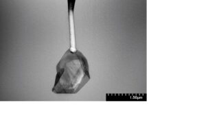 A picture of the crystalline precipitate in the epi-layer