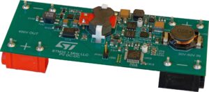 Digital MPPT solar converter demonstrator board illustration from ST