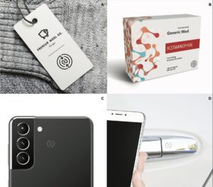 Possible applications using the new Wayfinding Mark System. Credit: NFC Forum