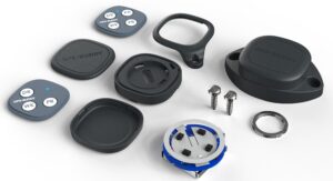 Split view of the the GPS-Buddy RFID-Tag