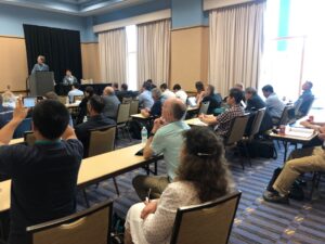 Full house at the Embedded Machine Learning Curriculum presentation