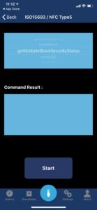 Using custom commands on a Type-5 NFC Tag with our NFC Tap app