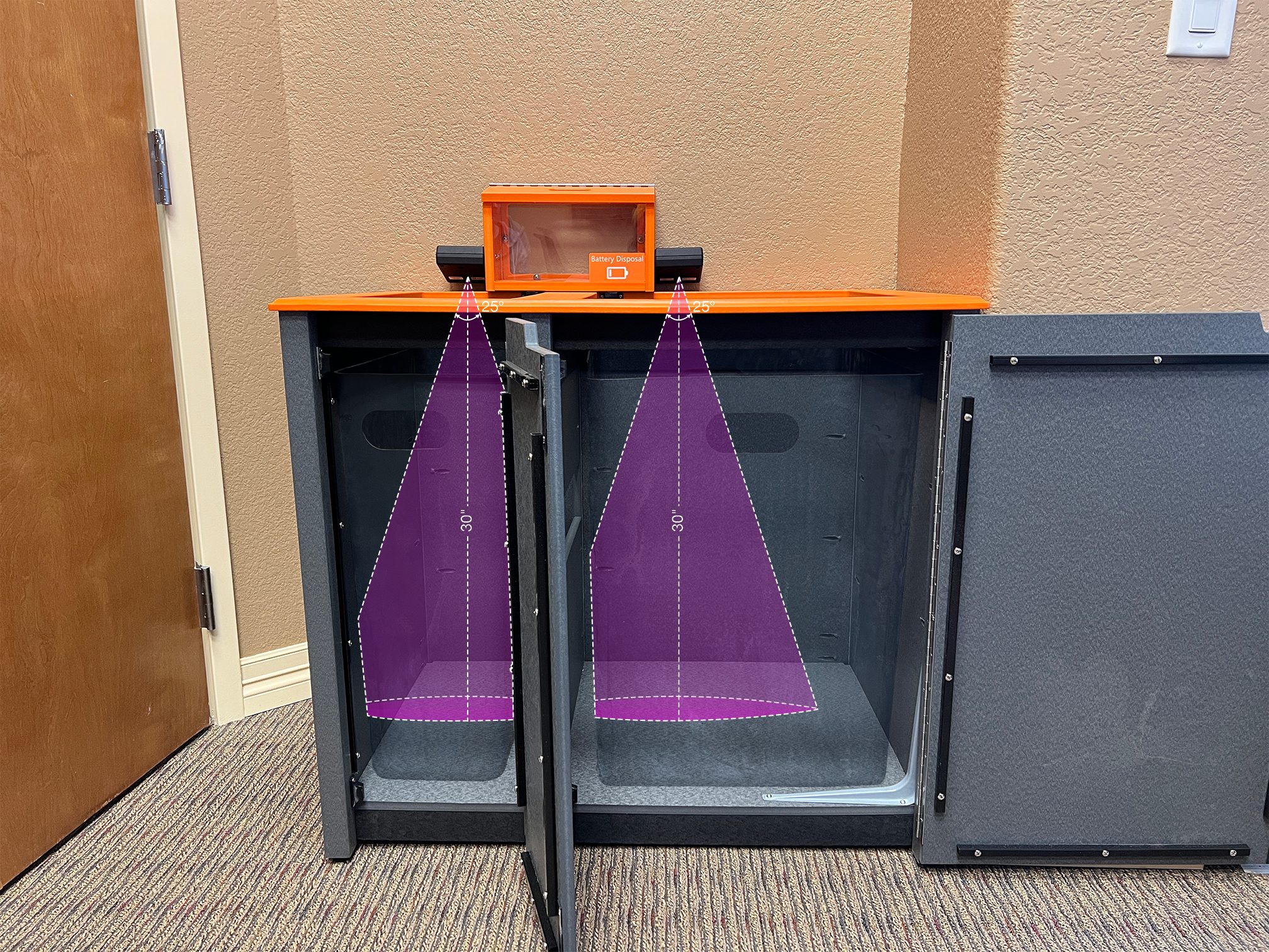 Measuring fill levels with a KST3520