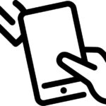 Instructional icon with simplified mark