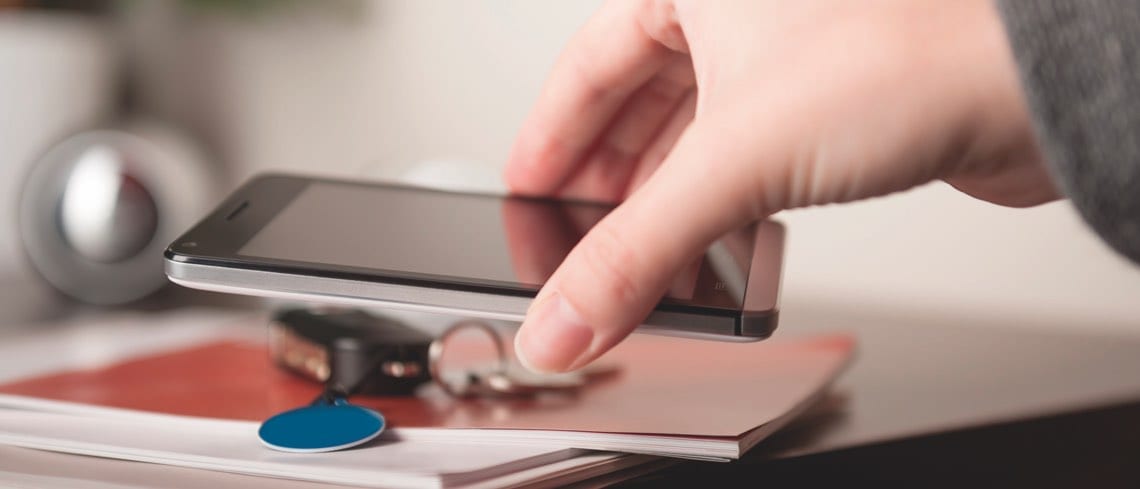 NFC Tag and smartphone