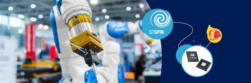 STSPIN32F0 is ideal for motion control