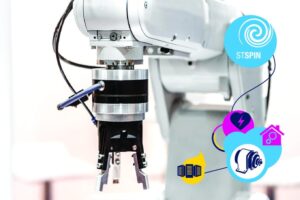 A robot arm using a BLDC motor driver like the STSPIN830