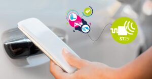 Unlocking a car with the ST25R3920B