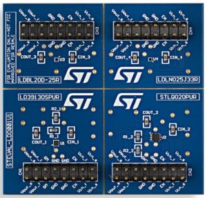 The PCB of the STEVAL-LDO001V1
