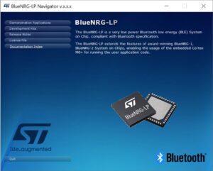 BlueNRG Navigator GUI