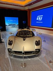 The Pagani-osdyne demo at ST's CES show floor