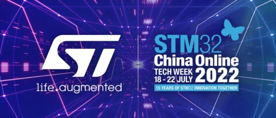 STM32 China Online Tech Week 2022, Register and Celebrate 15 Amazing Years of STM32
