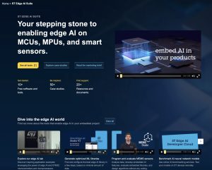 The Edge AI Suite home page