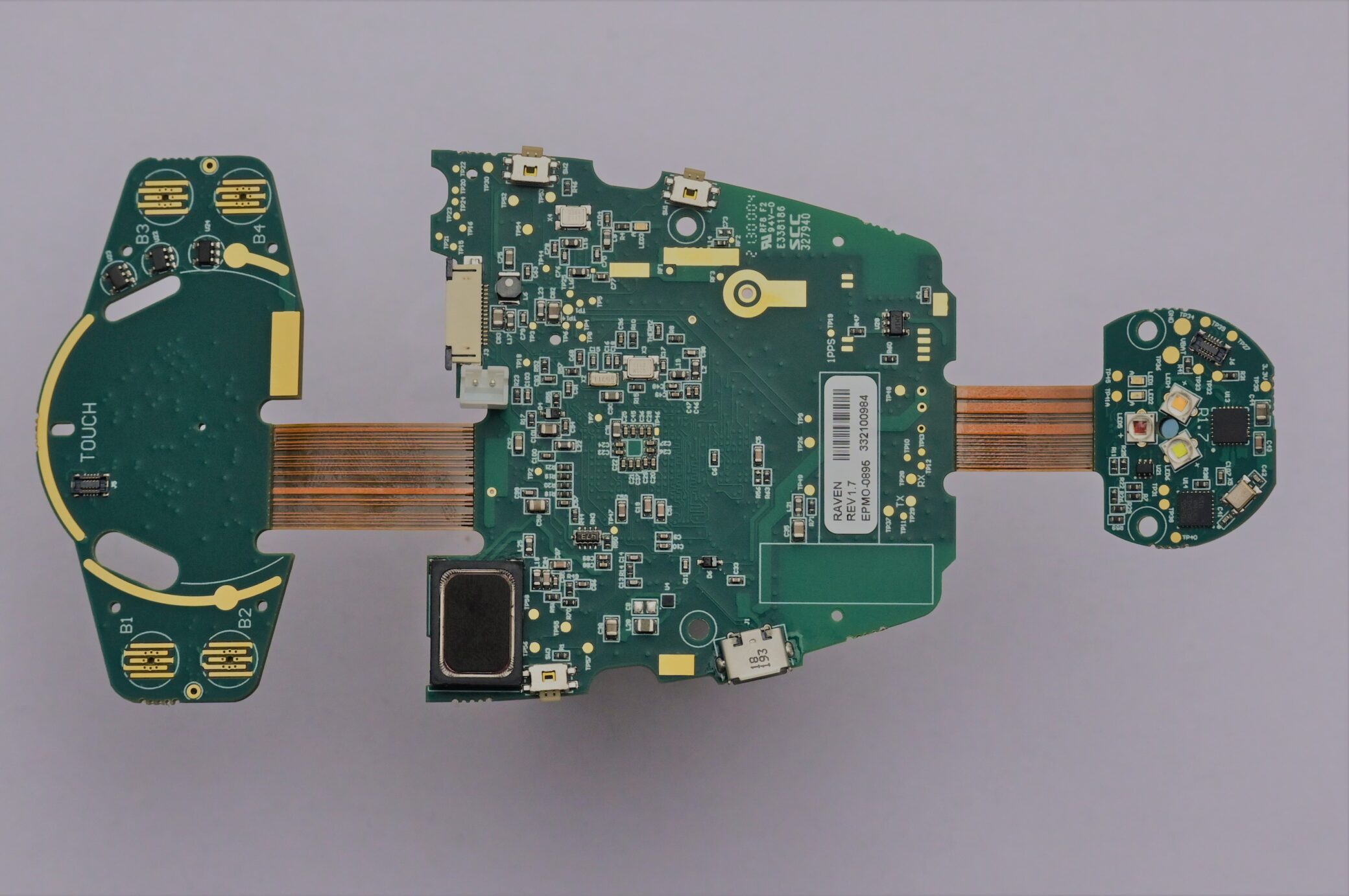 Raven's full PCB (back)