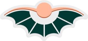 A LAYER panel in the form of a bat