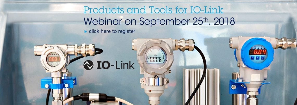 Join ST for a 1-hour webinar on IO-Link Communication Products and Tools for Industry 4.0