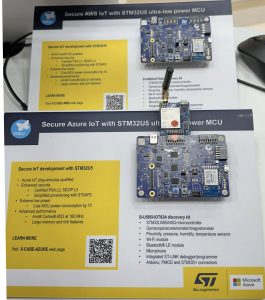 An STM32U5 to connect to Azure IoT or AWS IoT