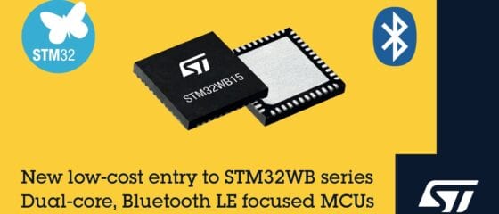 STM32WB15 and STM32WB10, 320KB of Flash and 48 KB of RAM to Bring Bluetooth 5.2 to Cost-Effective Applications STM32WB15 and STM32WB10, 320KB of Flash and 48 KB of RAM to Bring Bluetooth 5.2 to Cost-Effective Applications
