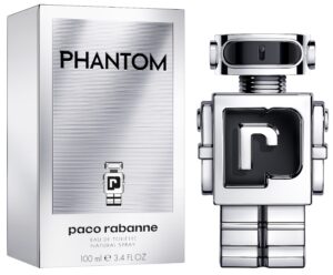 The 100 ml bottle of Phantom by Paco Rabanne