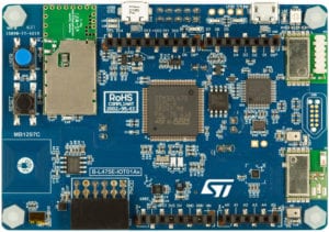 A picture of the B-L475E-IOT01A Discovery kit