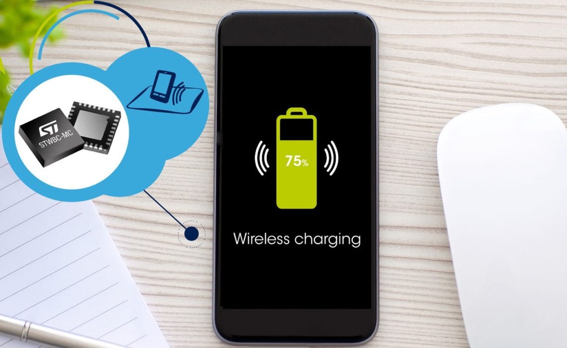 ST’s First 3-Coil Qi Wireless Charging Transmitter, More Power Less Problems