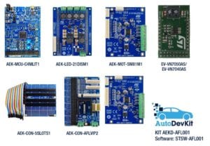 All the boards in the AEKD-AFL001 kit