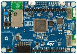 The STM32L4 Discovery kit IoT node used in the STM32 Step-by-Step program