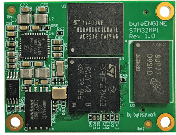 3 New STM32MP1 Modules From bytes at work To Get to Market Faster