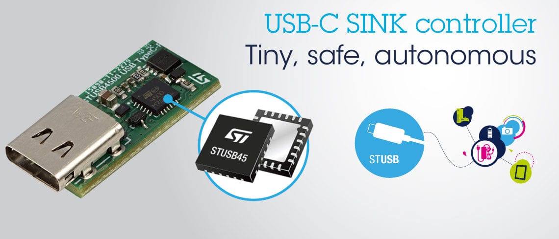 Moving to USB-C, The STUSB45 and Its Reference Design in a Video