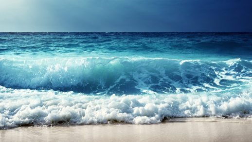 Sound wave pattern horizontal illustration