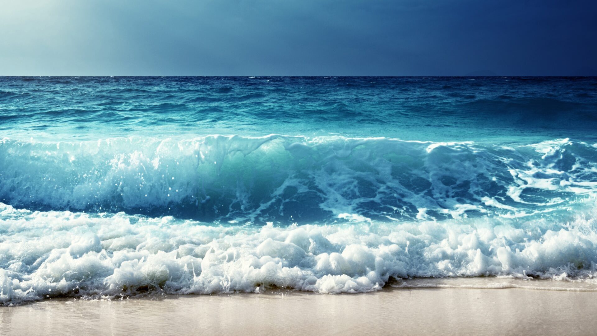 Sound wave pattern horizontal illustration
