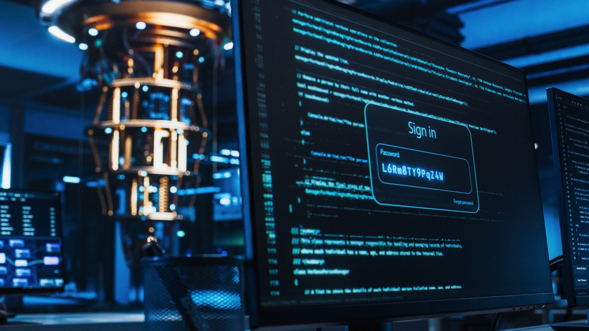 Software,Source,Code,Working,On,A,Desktop,Computer,Screen,,Testing