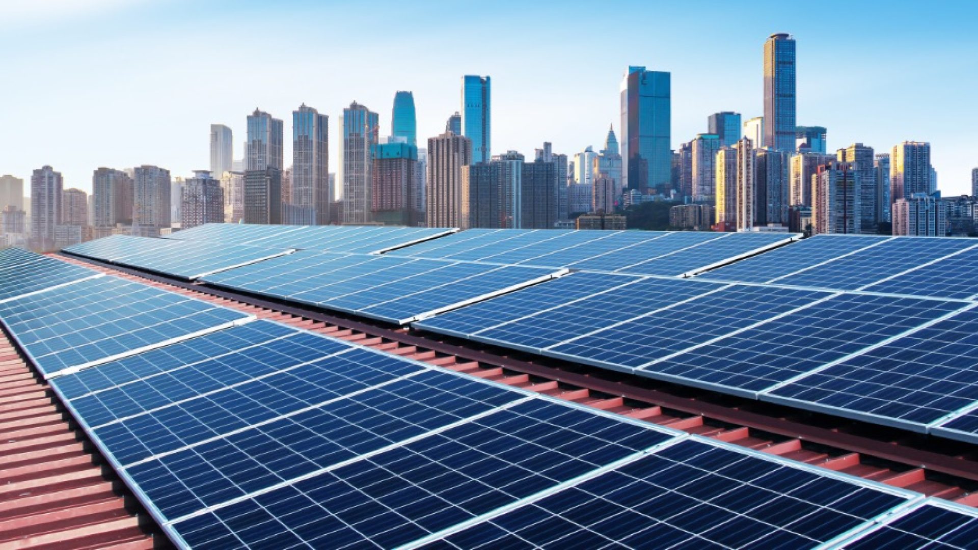 Photovoltaic and modern city skyline, China Chongqing.; Shutterstock ID 1936882663; purchase_order: 1106262587; job: ; client: ; other: