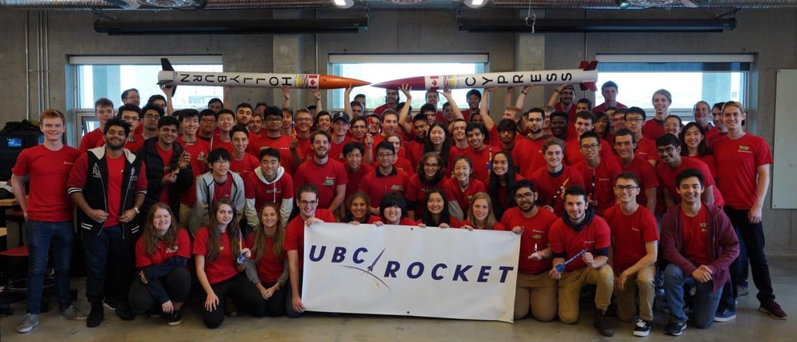 The team at UBC Rocket