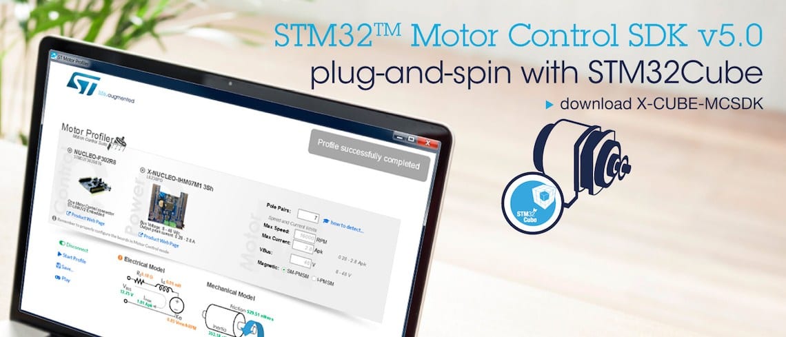 The new interface of the STM32 Motor Control SDK v5.0